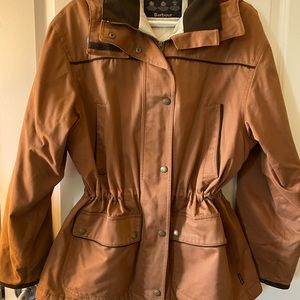Barbour Eventer Coat-Tan/Brown-US 12